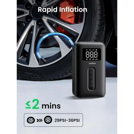 Ugreen Portable Tire Inflator 15951 - Black